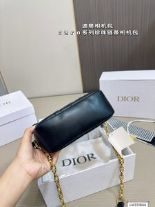 DR420 Small Dior Caro Top Handle Camera Bag / 7.5x5x2inches