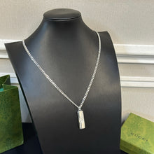 Load image into Gallery viewer, JW827 Diagonal Interlocking G Necklace
