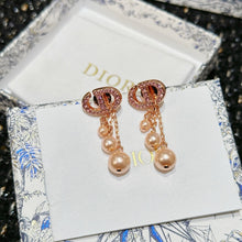 Load image into Gallery viewer, JW830 CD Navy Earrings
