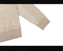 Load image into Gallery viewer, CLTH497 LV 2026 Fall-Winter Ski Half-Zip Monogram Sweater / Apricot / Wool Blend
