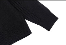 Load image into Gallery viewer, CLTH498 LV 2026 Fall-Winter Ski Half-Zip Monogram Sweater / Black / Wool Blend
