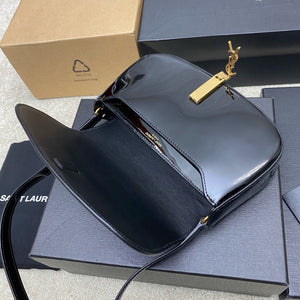 YSK428 Mini VOLTAIRE in Patent Leather / 8.1" x 4.9" x 1.8" / HIGHEST QUALITY VERSION