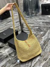 Load image into Gallery viewer, YSK253 Hobo Raffia Bag / HIGHEST QUALITY VERSION / 14.6 x 11.8 x 5.5 inches
