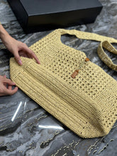 Load image into Gallery viewer, YSK253 Hobo Raffia Bag / HIGHEST QUALITY VERSION / 14.6 x 11.8 x 5.5 inches
