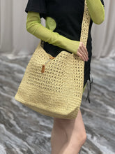 Load image into Gallery viewer, YSK253 Hobo Raffia Bag / HIGHEST QUALITY VERSION / 14.6 x 11.8 x 5.5 inches
