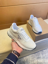 Load image into Gallery viewer, MSE074  Prada Re-Nylon and Brushed Leather Sneakers / Size6-12
