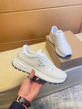 Load image into Gallery viewer, MSE074  Prada Re-Nylon and Brushed Leather Sneakers / Size6-12
