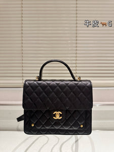 CC1183 Flap Bag with Top Handle / 8.7x7.7x2.7inch