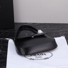 Load image into Gallery viewer, PD230  Prada Cleo Brushed Leather Shoulder Bag with Flap / 6.1x1.6x8.6inch
