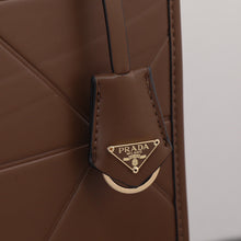 Load image into Gallery viewer, PD224  Large Leather Prada Symbole Bag with Topstitching / 15.3x12.2x3.9inch
