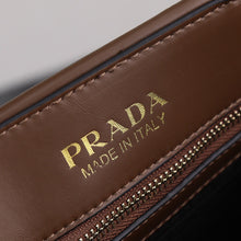 Load image into Gallery viewer, PD224  Large Leather Prada Symbole Bag with Topstitching / 15.3x12.2x3.9inch
