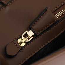 Load image into Gallery viewer, PD224  Large Leather Prada Symbole Bag with Topstitching / 15.3x12.2x3.9inch

