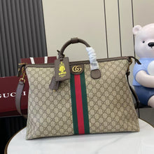 Load image into Gallery viewer, GC743 Gucci Savoy Medium Duffle Bag / 18.8&quot;W x 11&quot;H x 7&quot;D / HIGHEST QUALITY VERSION
