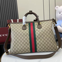 Load image into Gallery viewer, GC742 Gucci Savoy Medium Duffle Bag / 18.8&quot;W x 11&quot;H x 7&quot;D / HIGHEST QUALITY VERSION

