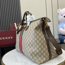 Load image into Gallery viewer, GC742 Gucci Savoy Medium Duffle Bag / 18.8&quot;W x 11&quot;H x 7&quot;D / HIGHEST QUALITY VERSION
