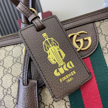 Load image into Gallery viewer, GC743 Gucci Savoy Medium Duffle Bag / 18.8&quot;W x 11&quot;H x 7&quot;D / HIGHEST QUALITY VERSION
