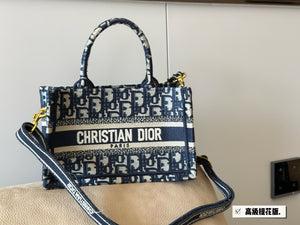 DR424 Mini Dior Book Tote / 8.5 x 5 x 3 inches