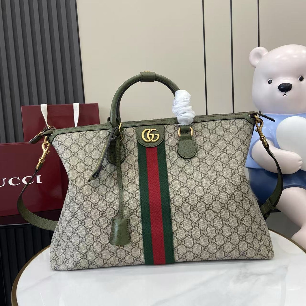 GC743 Gucci Savoy Medium Duffle Bag / 18.8