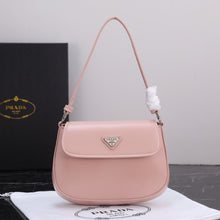 Load image into Gallery viewer, PD232  Prada Cleo Brushed Leather Shoulder Bag with Flap / 6.1x1.6x8.6inch
