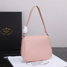 Load image into Gallery viewer, PD232  Prada Cleo Brushed Leather Shoulder Bag with Flap / 6.1x1.6x8.6inch
