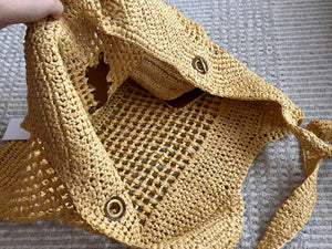 YSK407 Icare in Raffia /  18.1" X 16.9" X 2"