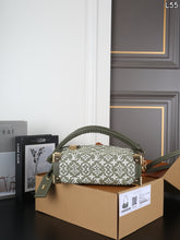 Load image into Gallery viewer, LB1591 LV Side Trunk / Olive Green Jacquard / 23×16cm
