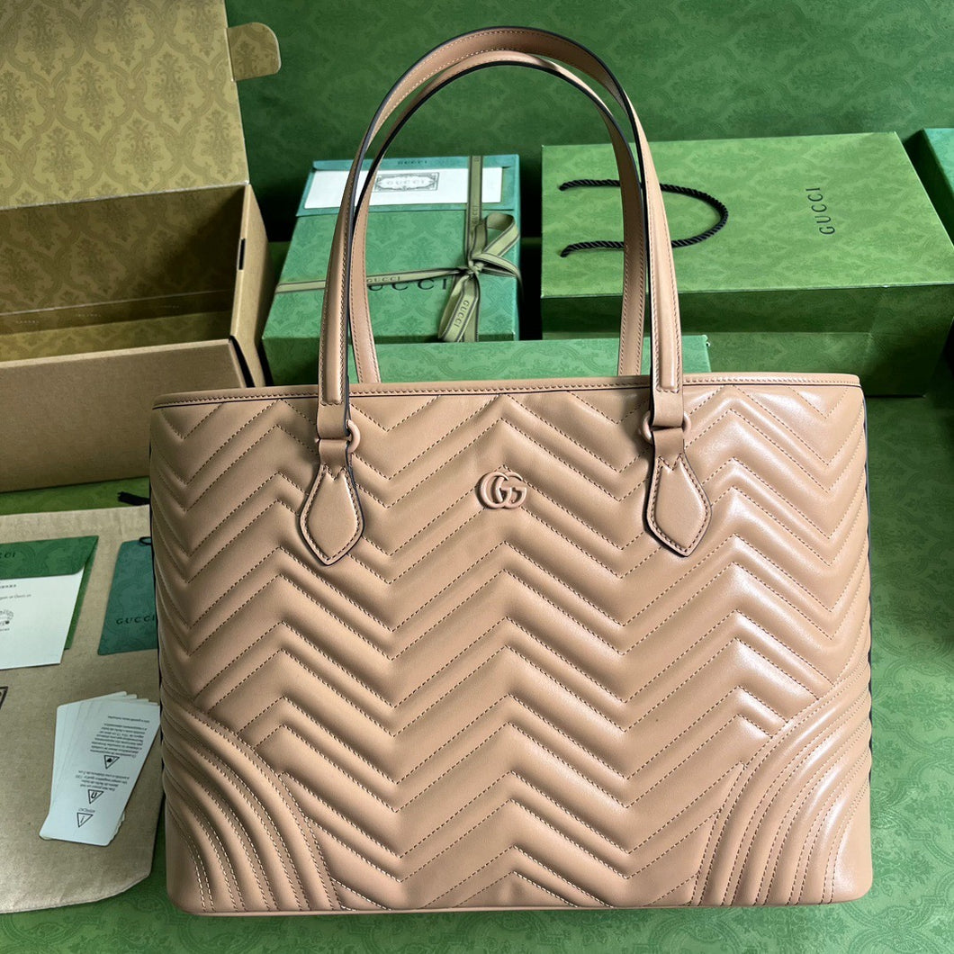 GC533 GG Marmont Large Tote Bag / HIGHEST QUALITY VERSION / 15.1