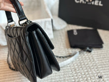 Load image into Gallery viewer, CC1002 Flap Bag with Top Handle / 6.6 × 9.8 × 4.7 in
