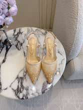 Load image into Gallery viewer, SE1696 Christian Louboutin Miss Z Sling Sparkling / Size4-12
