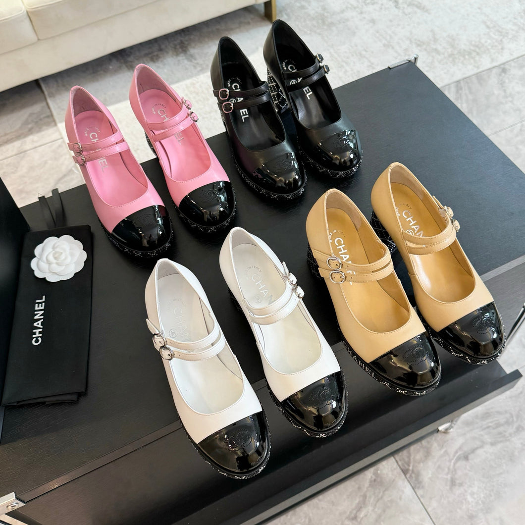 SE1629 Chanel Mary Janes 65mm / Size4-10