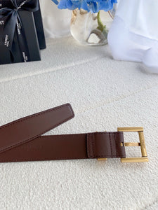 BL236 YSK CASSANDRE Belt in Shiny Leather / 30mm