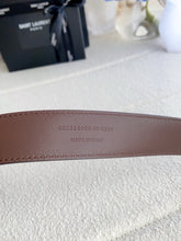 Load image into Gallery viewer, BL236 YSK CASSANDRE Belt in Shiny Leather / 30mm
