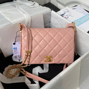 CC786 Small Flap Bag / HIGHEST QUALITY VERSION / 5.9 × 8.4 × 2.7 in