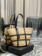 Load image into Gallery viewer, YSK256 Raffia Medium Shoulder Bag / HIGHEST QUALITY VERSION / 15.7x11.4x7.5inch
