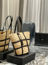 Load image into Gallery viewer, YSK256 Raffia Medium Shoulder Bag / HIGHEST QUALITY VERSION / 15.7x11.4x7.5inch
