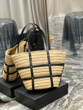 Load image into Gallery viewer, YSK256 Raffia Medium Shoulder Bag / HIGHEST QUALITY VERSION / 15.7x11.4x7.5inch
