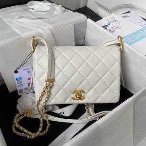 CC785 Small Flap Bag / HIGHEST QUALITY VERSION / 5.9 × 8.4 × 2.7 in