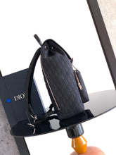 Load image into Gallery viewer, DR659 Dior Saddle Heritage Flap Backpack / HIGHEST QUALITY VERSION / 31×42×15cm
