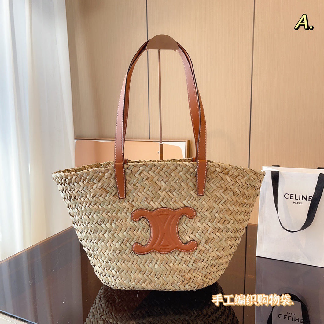 CL107 Raffia Shopping Bag / 11.8x15.7inch