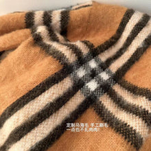 Load image into Gallery viewer, CLTH356 Check Mohair Wool Blend Cardigan / SizeS/M/L
