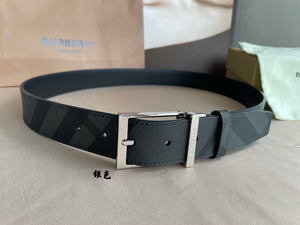 BL254 Burberry Check Belt 35mm