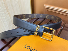 Load image into Gallery viewer, BL255 LV Flowergram 30mm Belt
