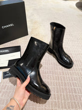 Load image into Gallery viewer, SE1774 Chanel Ankle Boots / Oiled Calfskin / 4cm Heel / Sizes 5-11
