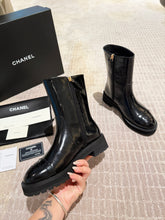 Load image into Gallery viewer, SE1774 Chanel Ankle Boots / Oiled Calfskin / 4cm Heel / Sizes 5-11

