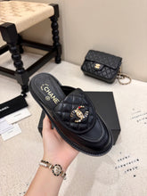 Load image into Gallery viewer, SE1777 Chanel Backpack-Buckle Loafers Mules / Sizes 4–11
