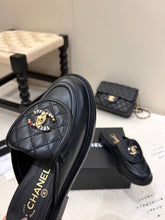 Load image into Gallery viewer, SE1777 Chanel Backpack-Buckle Loafers Mules / Sizes 4–11
