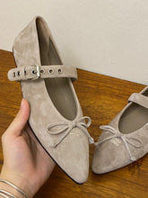 Load image into Gallery viewer, SE1778 Miu Miu Pointed-Toe Pumps · SS26 / Suede Upper / Rubber Sole / Sizes 5–10
