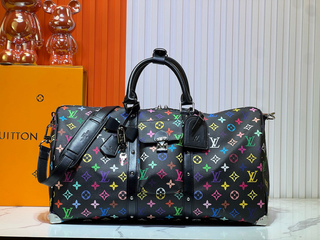 LB1208 LV x TM Keepall Bandoulière 45 / 17.7 x 10.6 x 7.9 inches