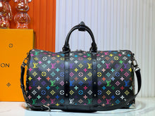 Load image into Gallery viewer, LB1208 LV x TM Keepall Bandoulière 45 / 17.7 x 10.6 x 7.9 inches
