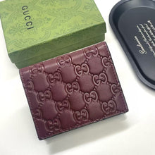 Load image into Gallery viewer, GC744 GG Emblem small wallet / W4.3&quot; x H3.3&quot; x D1.2&quot;

